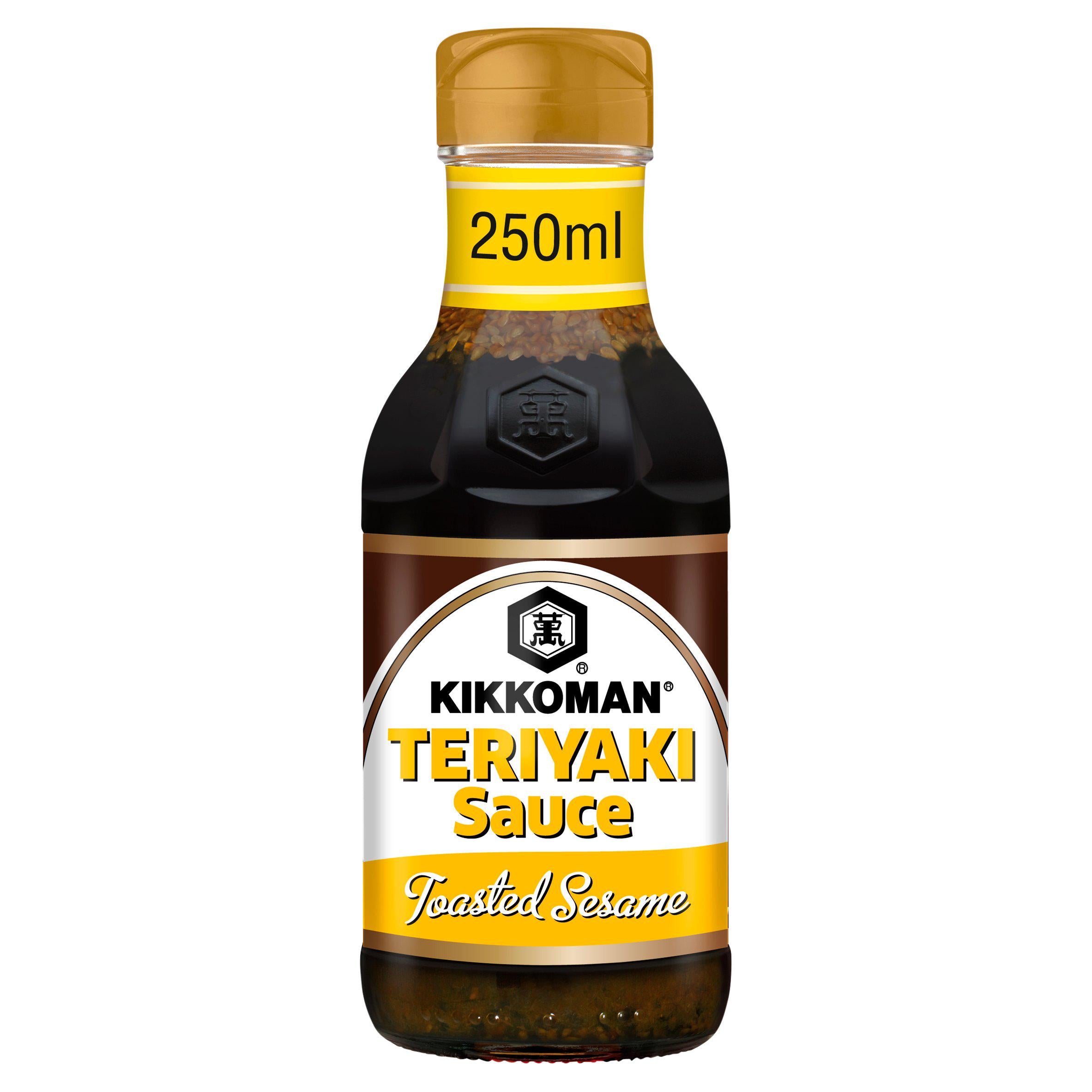 Kikkoman Teriyaki Sauce with Toasted Sesame 250ml Cooking sauces & meal kits Sainsburys   