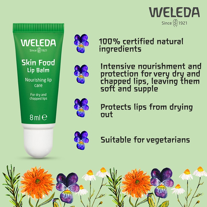 Weleda Skin Food Lip Balm 8ml Lip Balm Holland&Barrett   