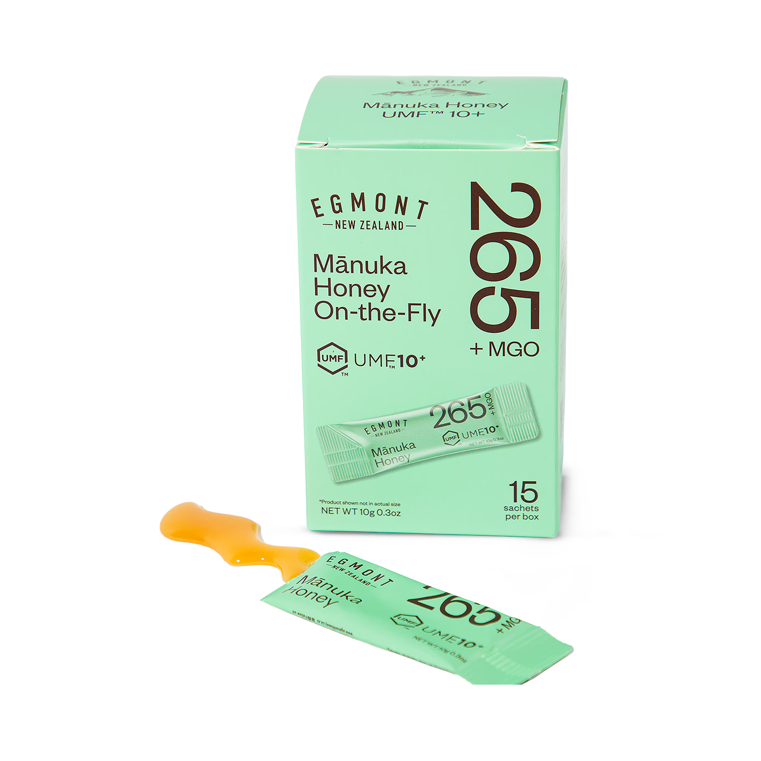 Egmont Manuka honey sachets MGO 265+ 15x10g, imported from the UK