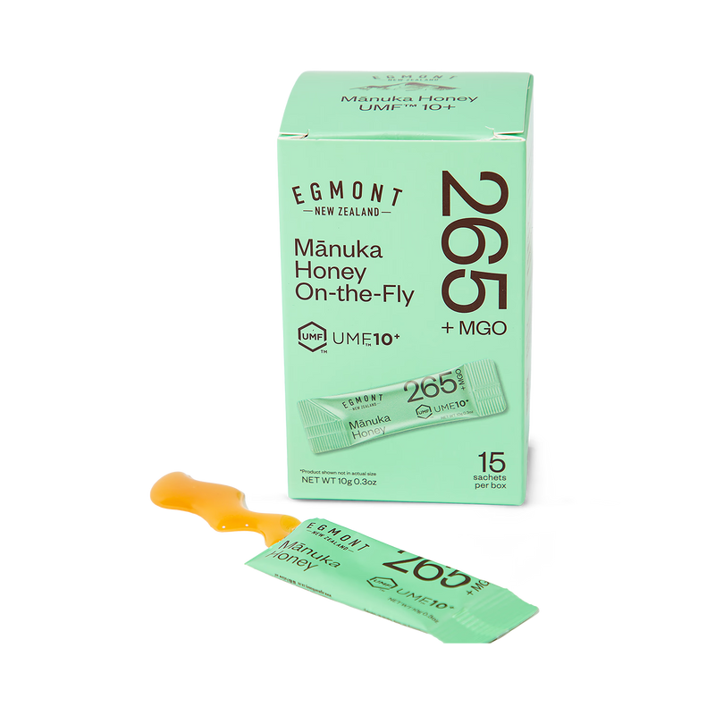 Egmont Manuka honey sachets MGO 265+ 15x10g, imported from the UK