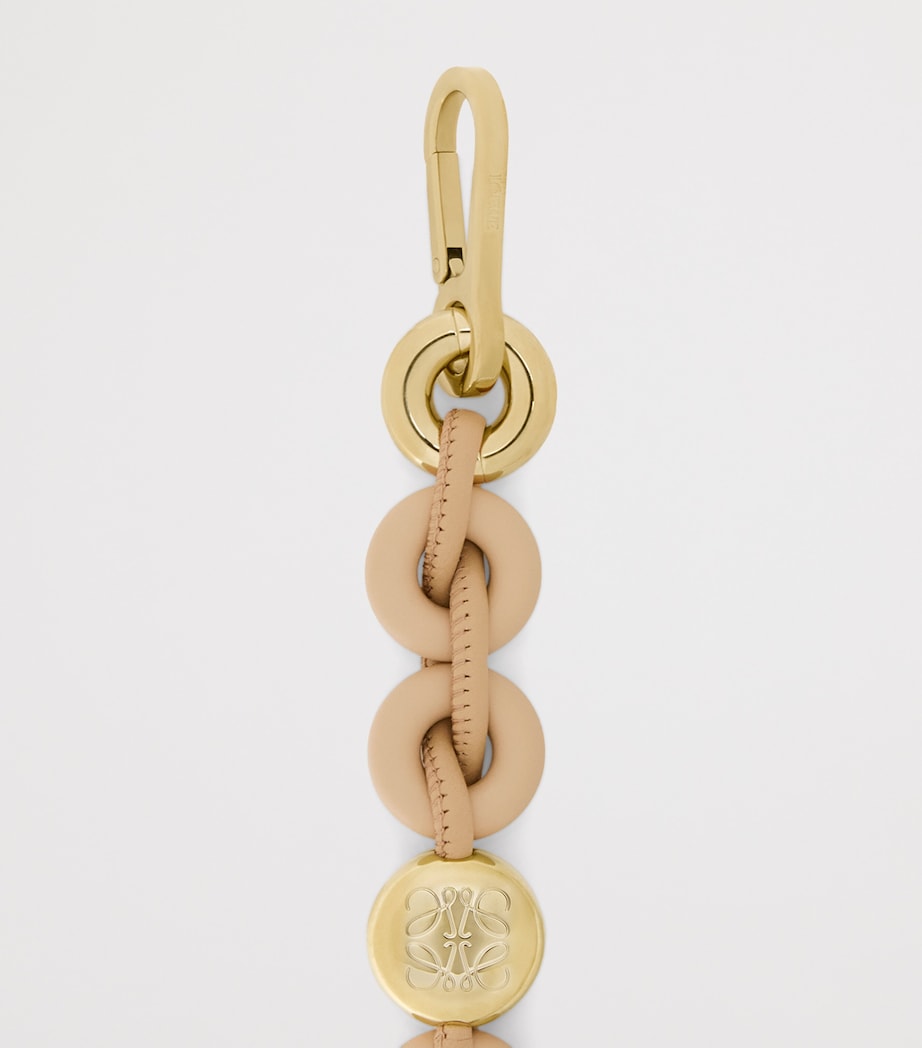 LOEWE leather donut chain bag strap, imported from the UK