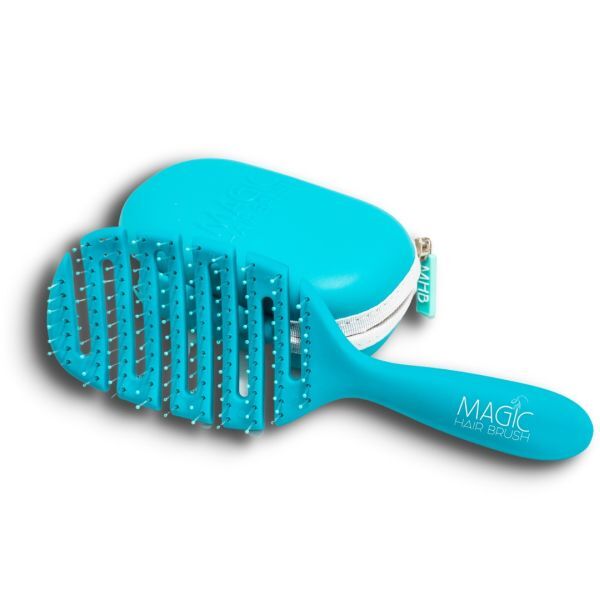 Magic hair brush detangler Sea Blue (British brand)