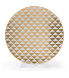 Prada Triangles Mini charger plate 28cm, imported from the UK