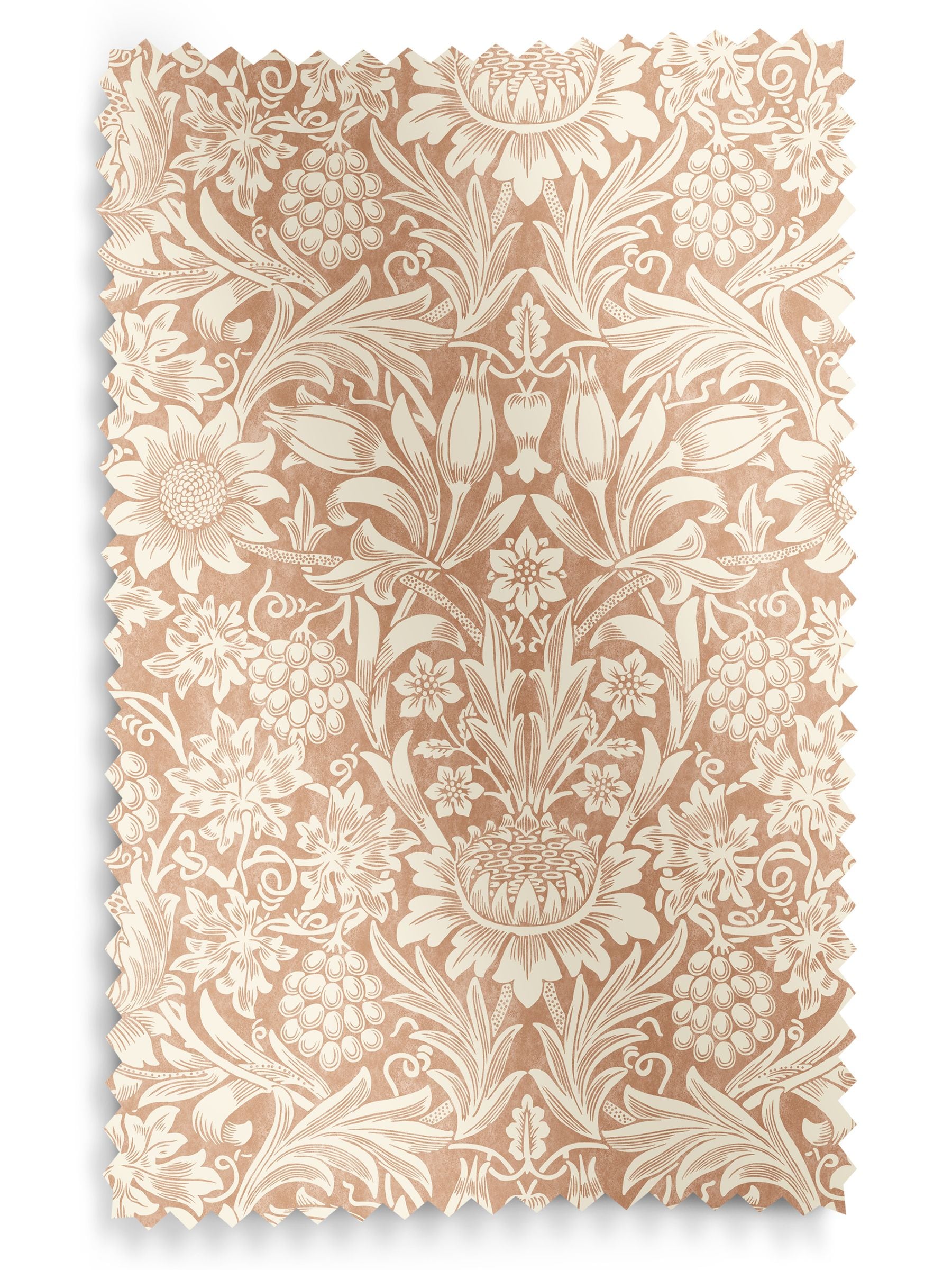 William Morris At Home Orange Sunflower made to measure roller blind - British product