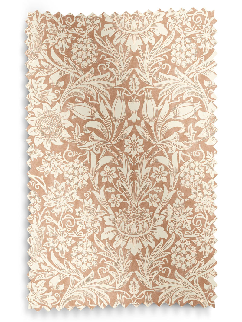 William Morris At Home Orange Sunflower made to measure roller blind - British product