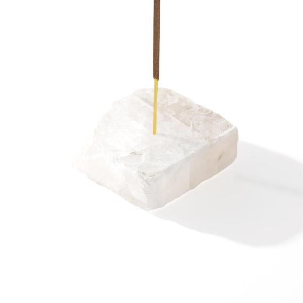 Myga incense holder selenite (British brand)