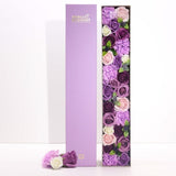 Merci Boutique Purple Passion soap bouquet long box, UK version