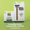 Bulldog replacement razor blades four pack - British product