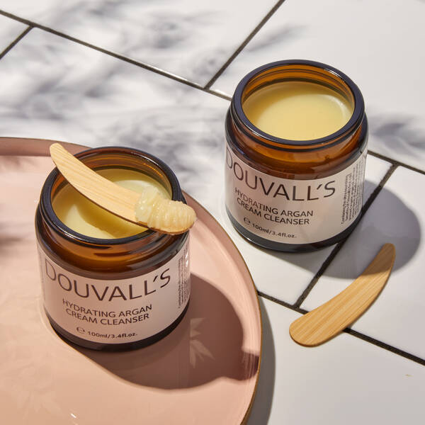 Douvalls Organic Argan Nourishing Cream Cleanser 100g - British product