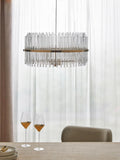 Lipsy gold pendant glass ceiling light, imported from the UK