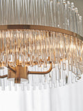 Lipsy gold pendant glass ceiling light, imported from the UK