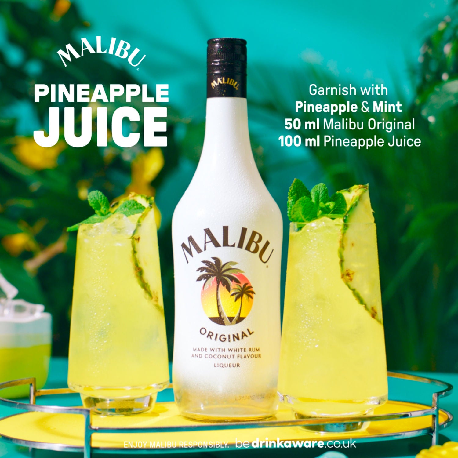 Malibu original liqueur 350ml - British product
