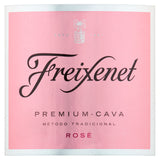 Freixenet Cava Rosé wine bottle - British product