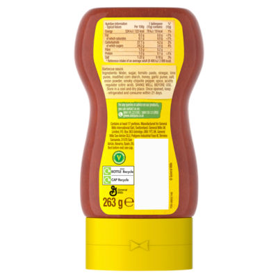 Old El Paso Street Vibes Barbacoa Sauce 263g - British product