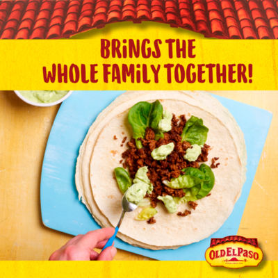 Old El Paso Smoky BBQ Fajita Kit 462g, imported from the UK