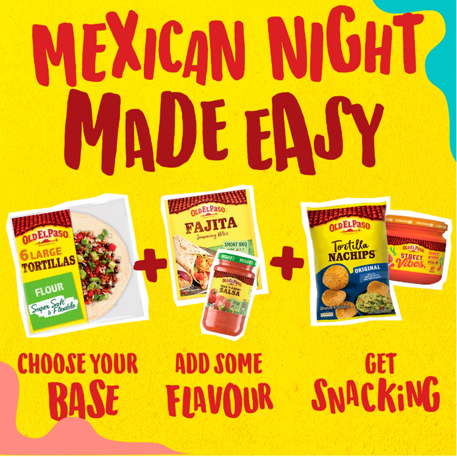 Old El Paso extra thin tortilla wraps 6 pack 192g, imported from the UK