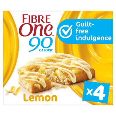 Fibre One Lemon Drizzle Squares 96g - British product