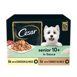 Cesar Senior Wet Dog Food Pouches Mixed Selection in Sauce GOODS ASDA   