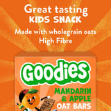 Goodies Mandarin & Apple Oaty Bars Multipack 6x23g, UK version