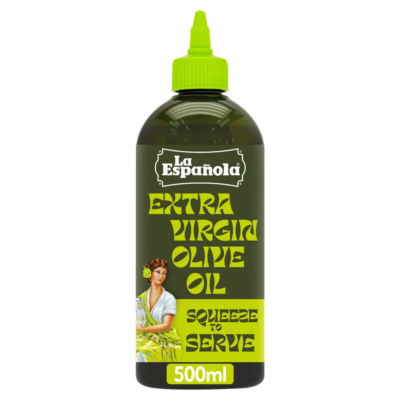 La Española extra virgin olive oil squeezy 500ml, UK version