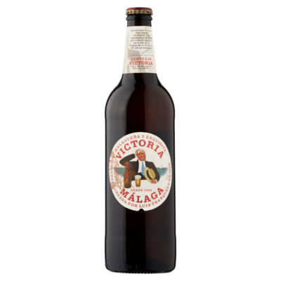 Victoria Málaga Lager Beer 66cl, UK version