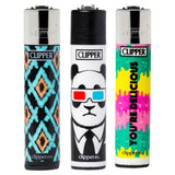 Clipper printed design lighter refillable - British product