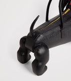 Thom Browne Leather Hector top-handle bag with dog shape, imported from the UK