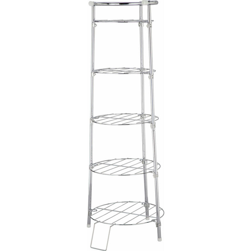 Argos Home 5 tier circular chrome pan stand (British brand)