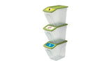 Curver 34 Litre Recycling Bins - Set of 3 GOODS Argos