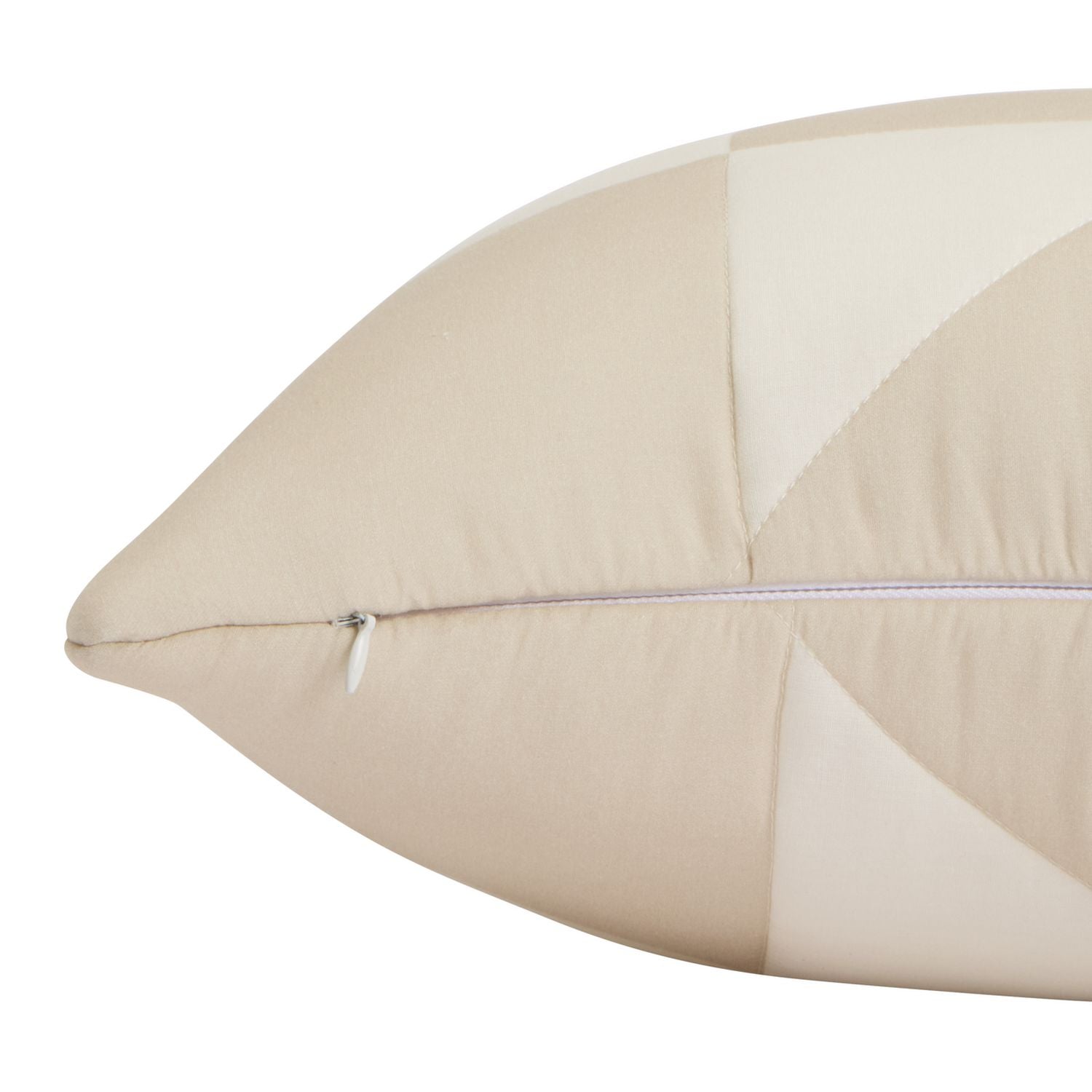 Habitat Quilted Motif Cushion Neutral - 50x50cm