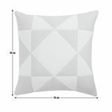 Habitat Quilted Motif Cushion Neutral - 50x50cm