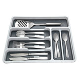Addis white cutlery drawer with six compartments, imported from the UK