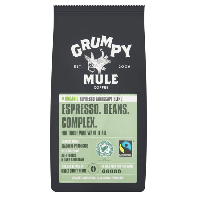 Grumpy Mule Organic Espresso Beans   227g GOODS M&S   