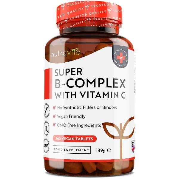 Nutravita Super Vitamin B Complex - 365 Vegan Tablets GOODS Superdrug   