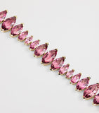 Emily P. Wheeler Arashi bracelet in yellow gold with pink sapphires - British product