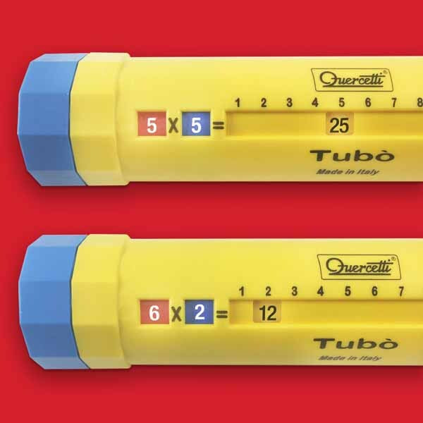 Quercetti calculation game tabulated tube (British brand)