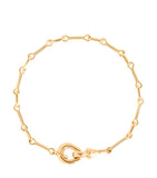 Astrid & Miyu gold-plated hardware chain bracelet 20cm - British product