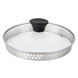 Habitat 20cm aluminium black lidded saucepan, imported from the UK