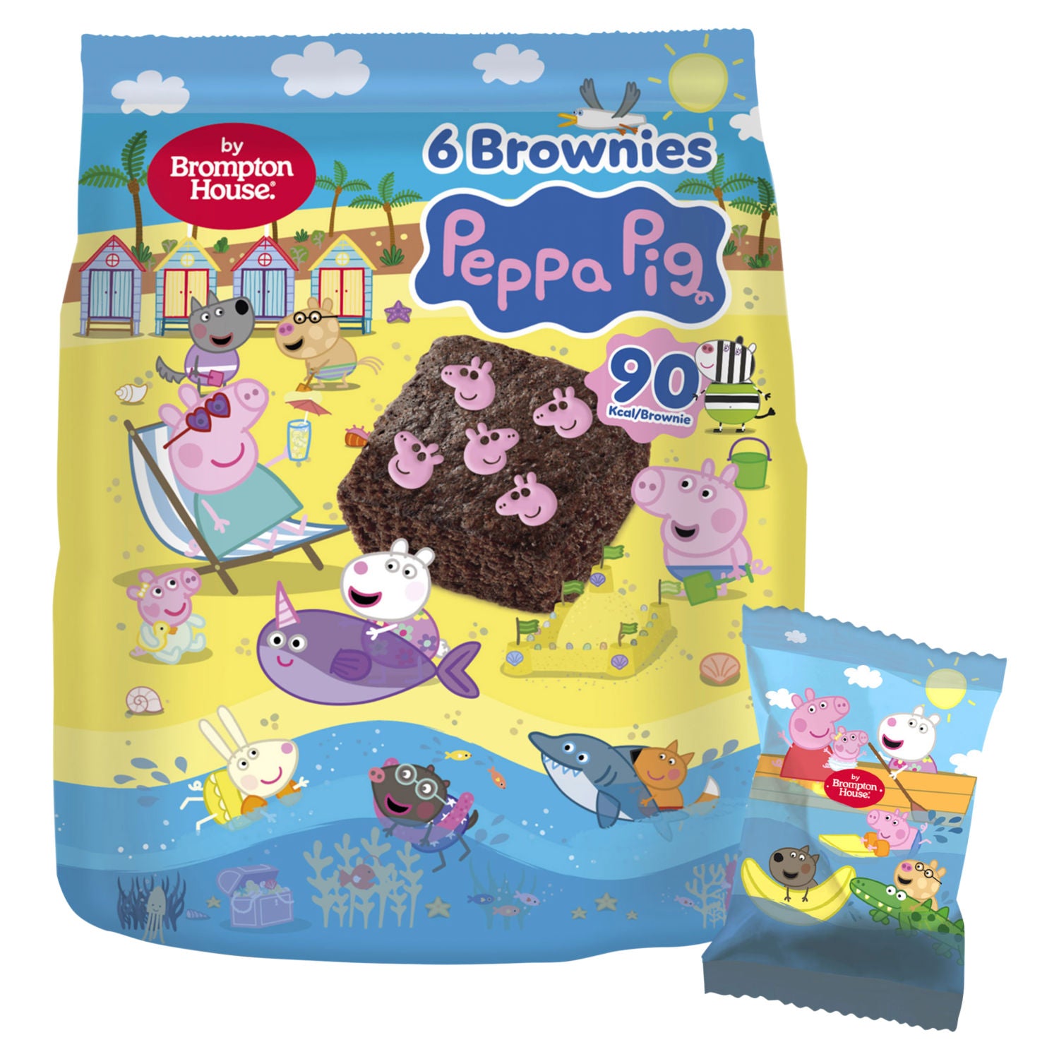 Brompton House brownies with sugar decorations 120g, UK version
