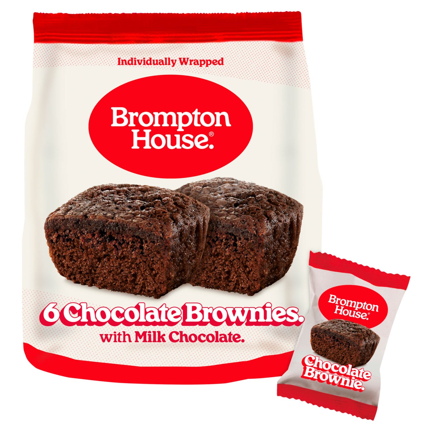 Brompton House Chocolate Brownies with Milk Chocolate 150g - British product