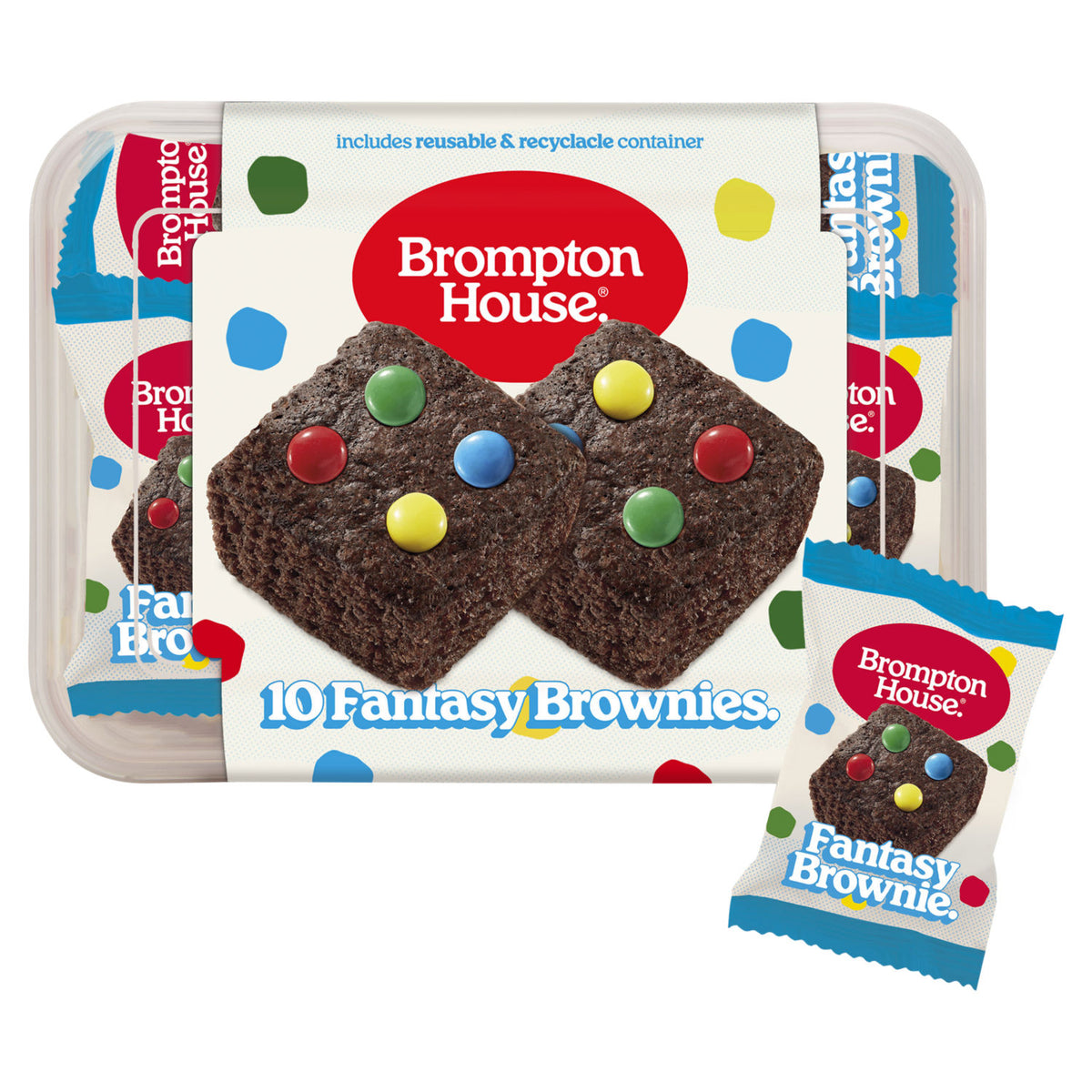Brompton House fantasy brownies 200g, imported from the UK