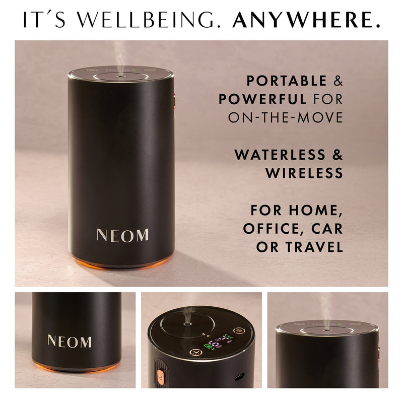 NEOM Wellbeing Pod Mini+ waterless diffuser - British product
