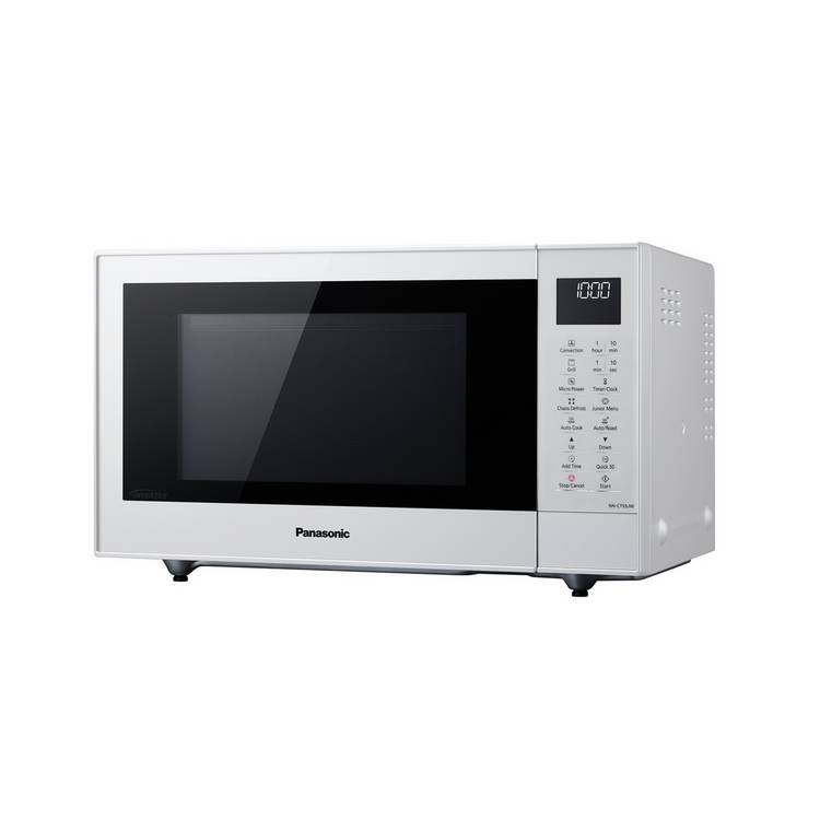 White Panasonic combination microwave oven 27L (British brand)