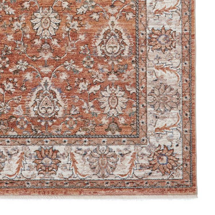 Think Rugs vintage terracotta short pile rug 120x170cm, UK version