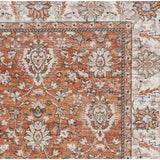 Think Rugs vintage terracotta short pile rug 120x170cm, UK version