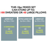 Protect & Store vacuum storage bags, imported from the UK