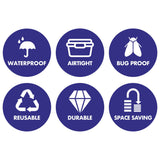 Protect & Store vacuum storage bags, imported from the UK