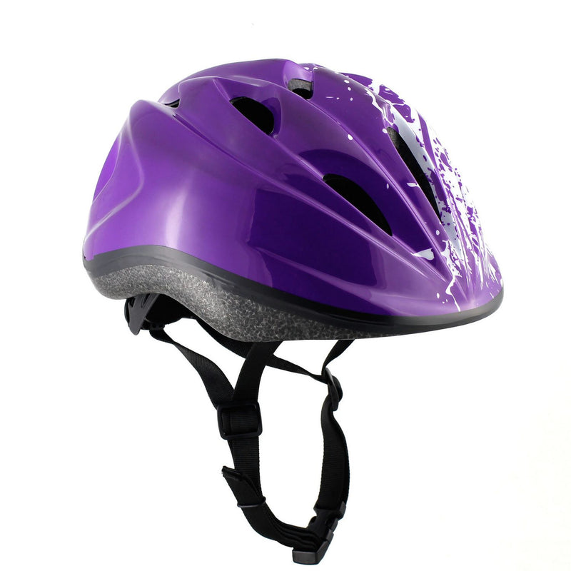 Challenge kids bike helmet and safety set purple 51-56cm, imported from the UK