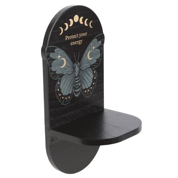 Something Different Moon Phases Moth Floating Shelf 25cm (British brand)