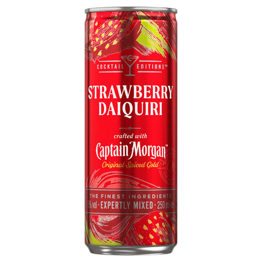 Captain Morgan Strawberry Daiquiri Ready To Drink Can GOODS ASDA   